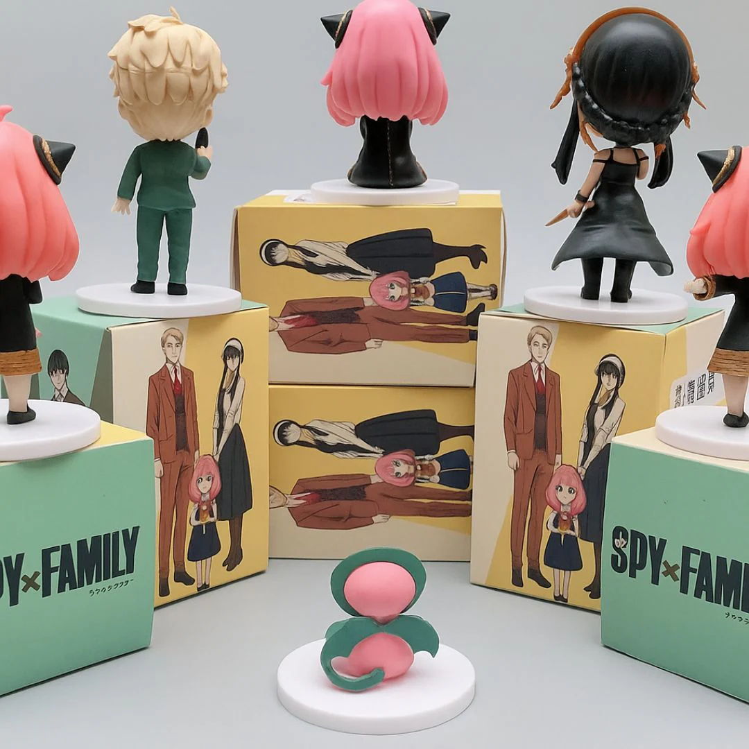 SPY×FAMILY Action Figure Set | 6-Piece PVC Collectible Figurines - Image 3