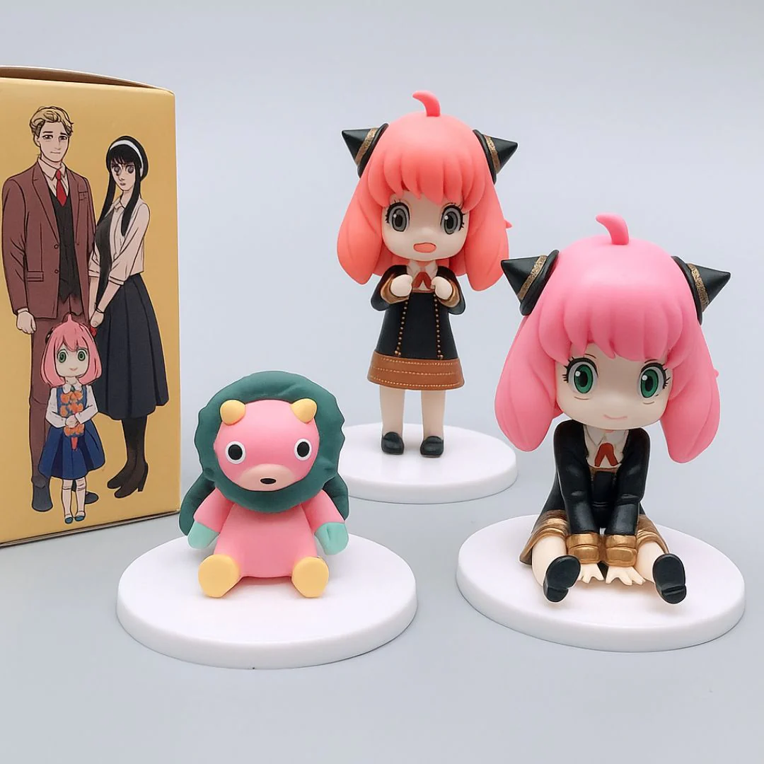 SPY×FAMILY Action Figure Set | 6-Piece PVC Collectible Figurines - Image 4