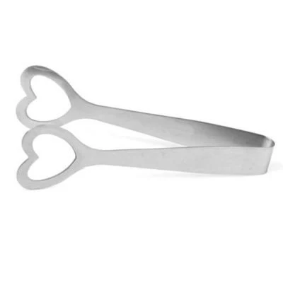 Stainless Steel Love Heart Sugar Ice Tong - Image 3