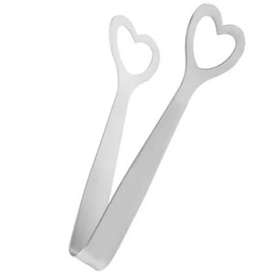Stainless Steel Love Heart Sugar Ice Tong - Image 4