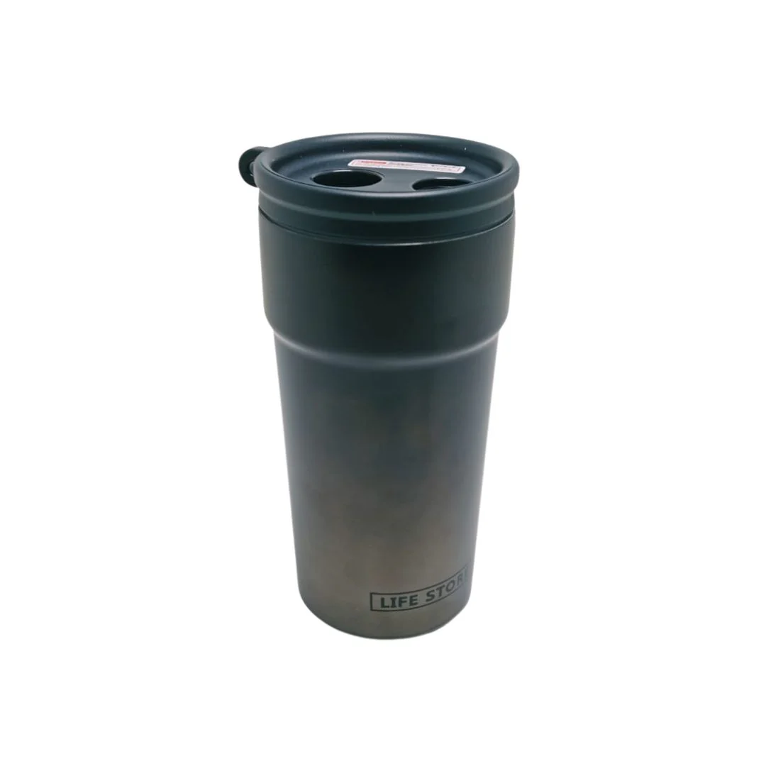 Aesthetic Stainless Steel Travel Mug With Straw - Image 5