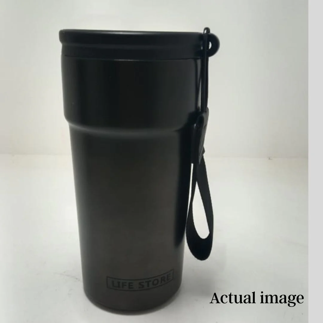 Aesthetic Stainless Steel Travel Mug With Straw - Image 6