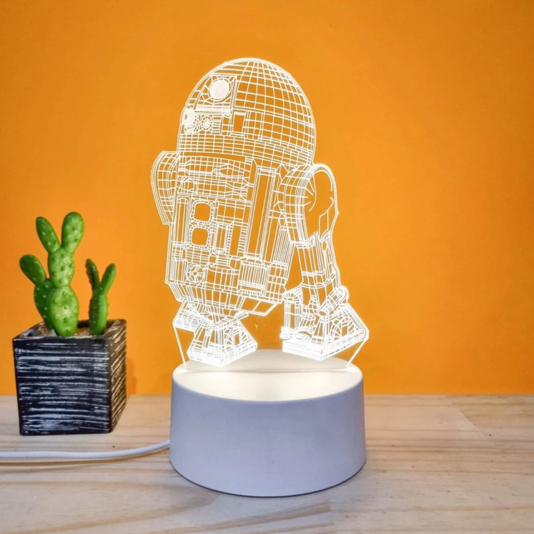 Star Wars Acrylic Lamp | 3D Illusion Lamp for Ultimate Sci-Fi Vibes - Image 2