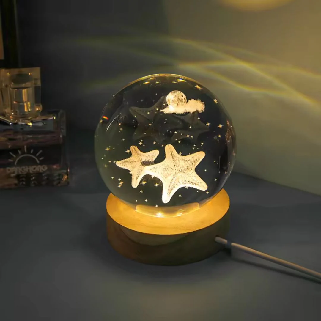 Pretty Fish Crystal Ball Night Light - Image 2