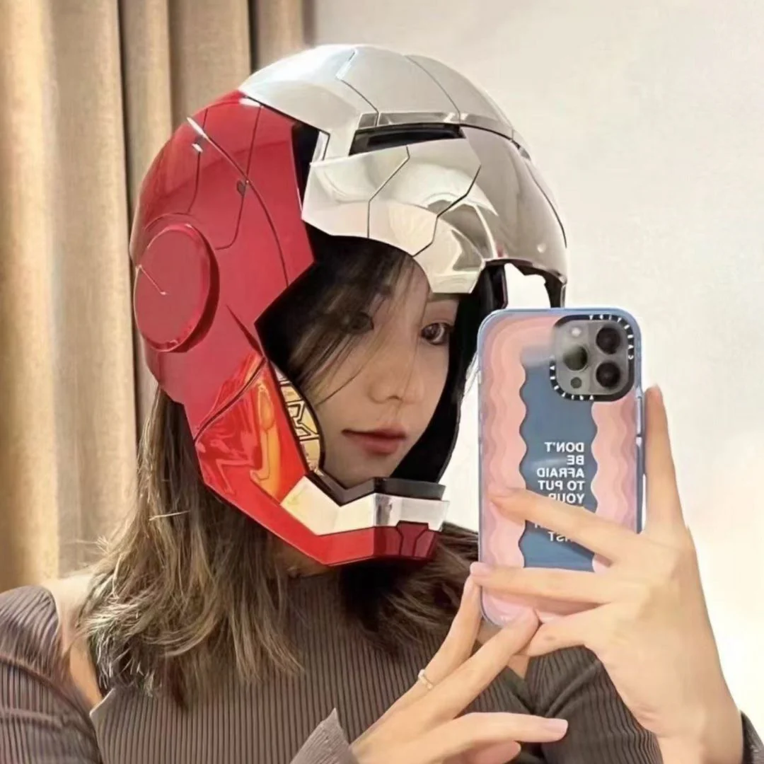 StarkTech Voice and Touch Helmet: Power-Up Iron Mask