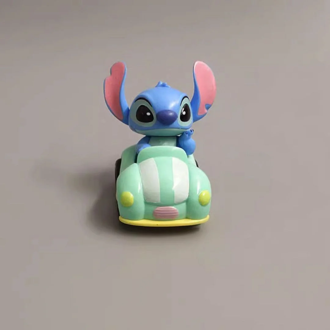Stitch Riding Adventure PVC Figure – Cute Alien on Vehicle Series - Image 4