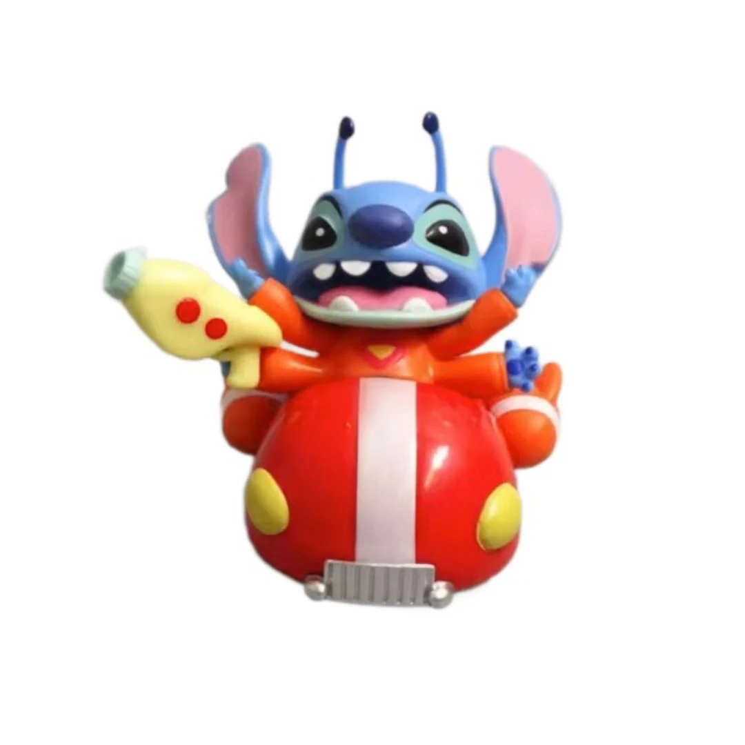 Stitch Riding Adventure PVC Figure – Cute Alien on Vehicle Series - Image 6