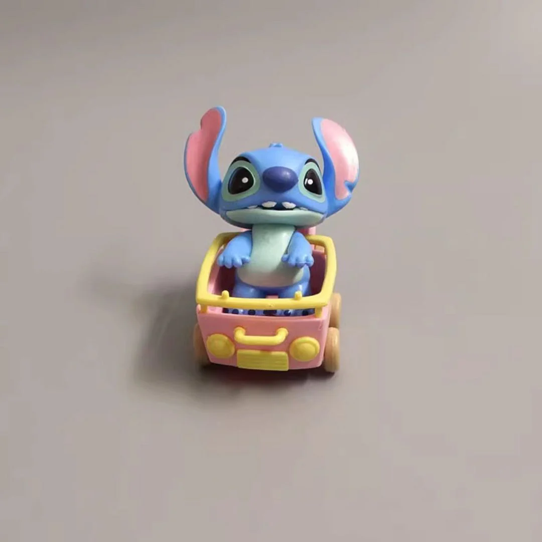 Stitch Riding Adventure PVC Figure – Cute Alien on Vehicle Series - Image 7