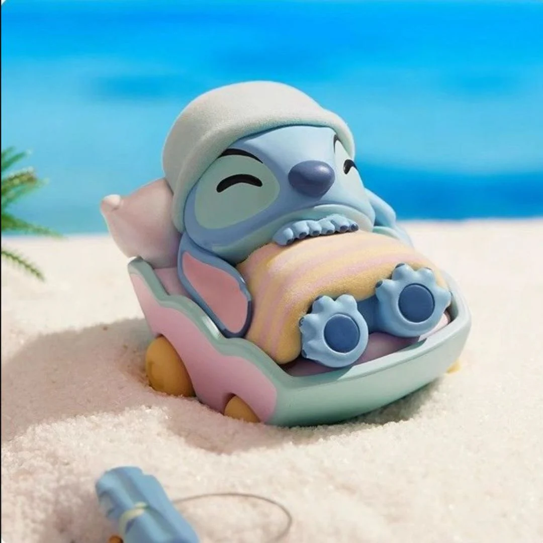 Stitch Riding Adventure PVC Figure – Cute Alien on Vehicle Series - Image 8