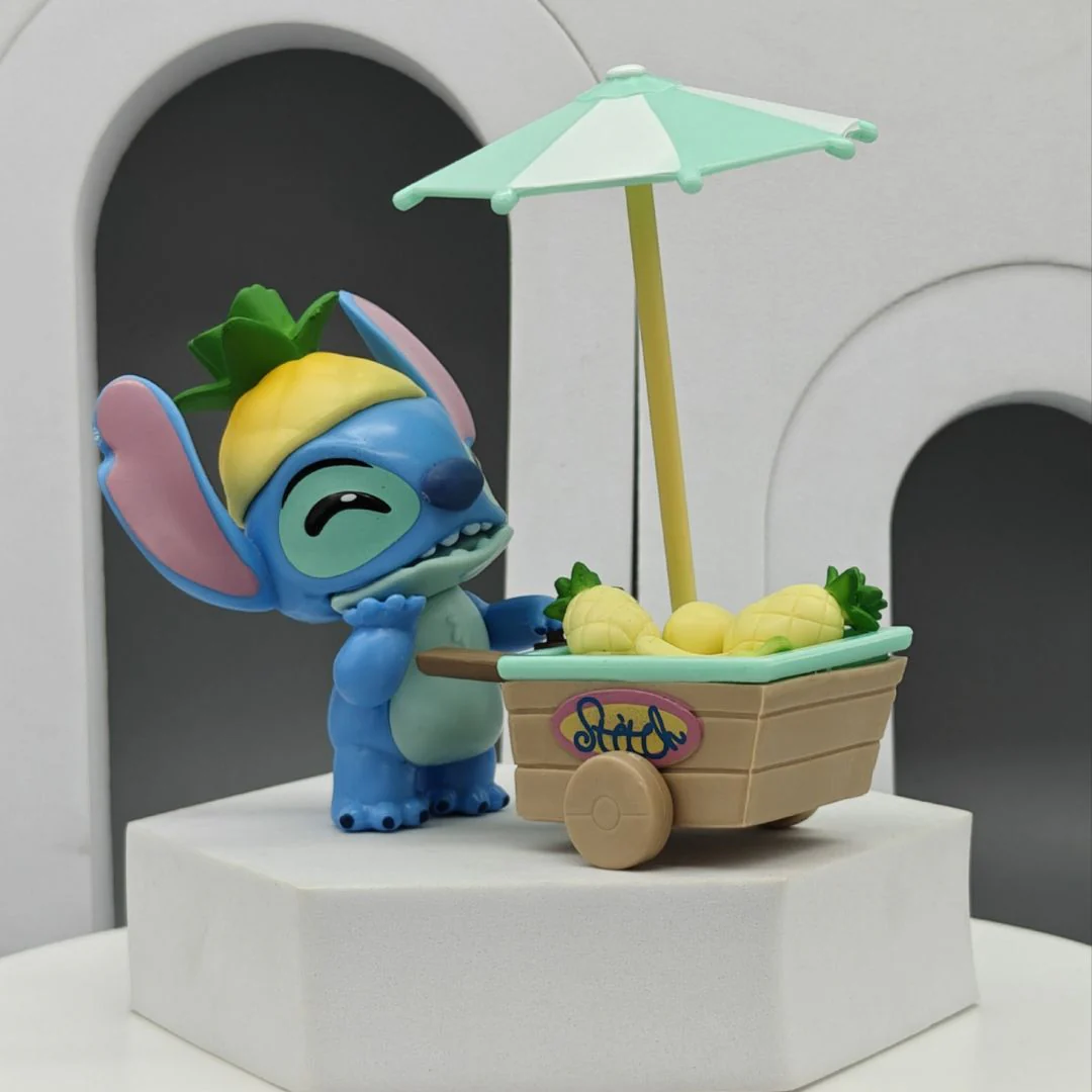 Stitch Riding Adventure PVC Figure – Cute Alien on Vehicle Series - Image 9