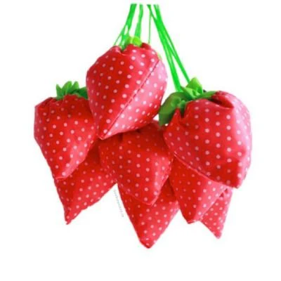 Strawberry Bags - Nylon Grocery Tote (Multi-color) - Image 5