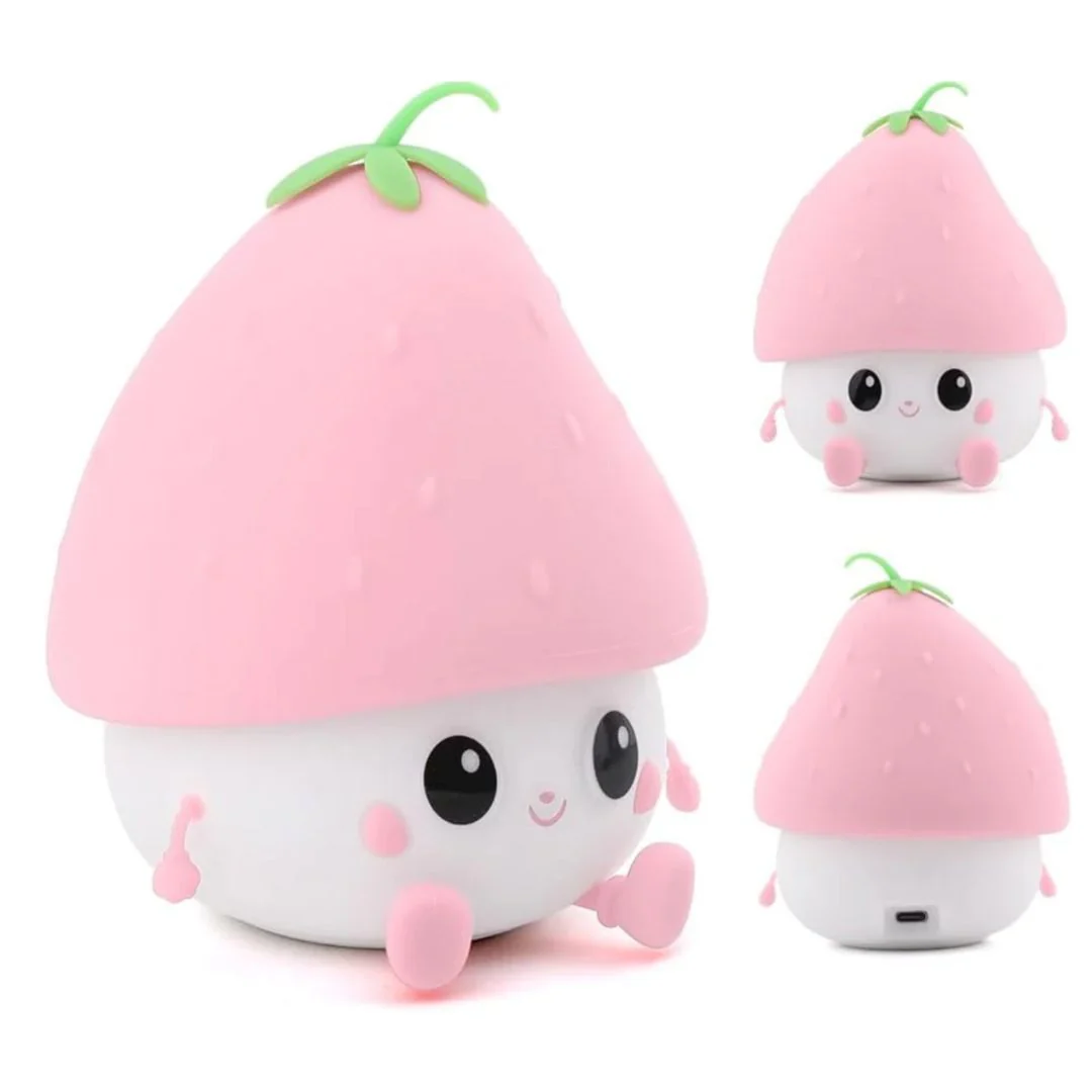 Adorable Strawberry Night Light | Lamps for Kids - Image 4