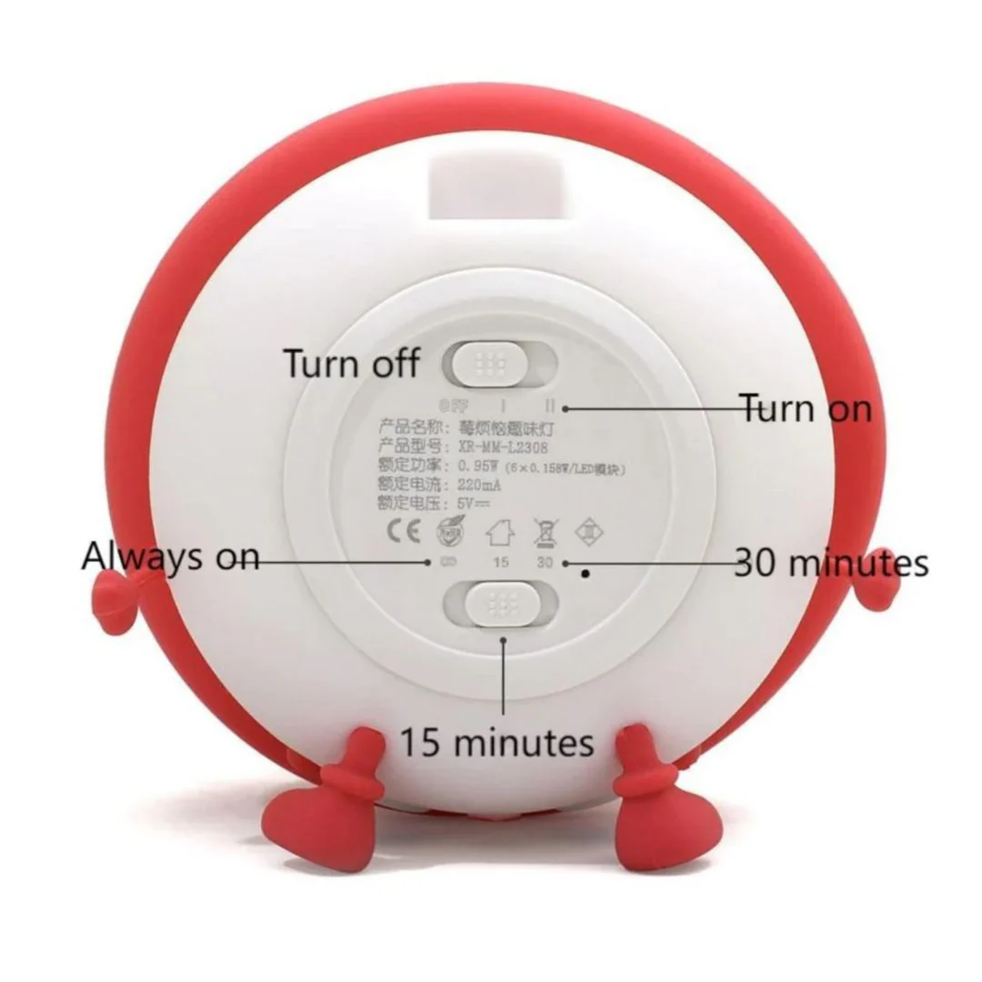 Adorable Strawberry Night Light | Lamps for Kids - Image 5