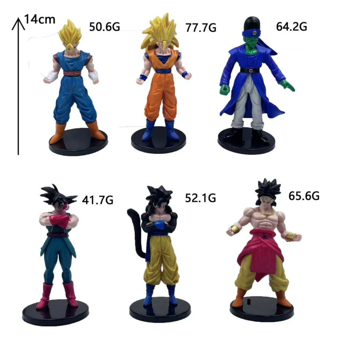 Super Dragon Ball Hero Figures [Set of 6] | DBZ Super Fighter Figurines - Image 2