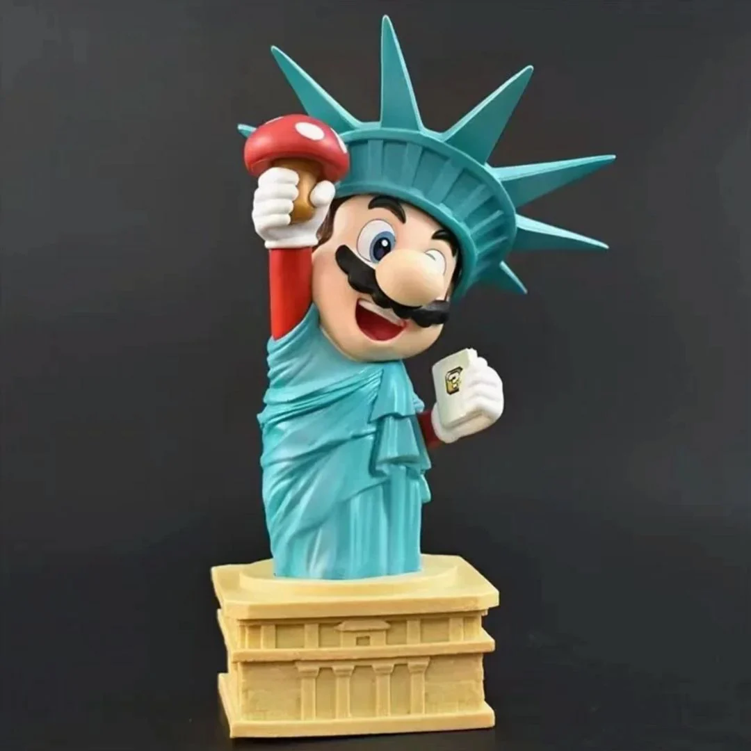 Super Mario Liberty Figure – PVC Crossover Collectible (20cm) - Image 2