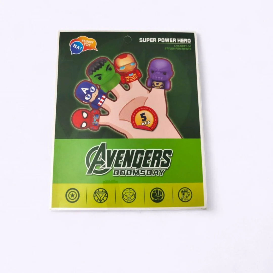 SuperHero Finger Puppets – Set of 5 Superheroes for Kids - Image 4
