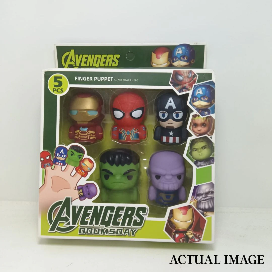 SuperHero Finger Puppets – Set of 5 Superheroes for Kids - Image 5
