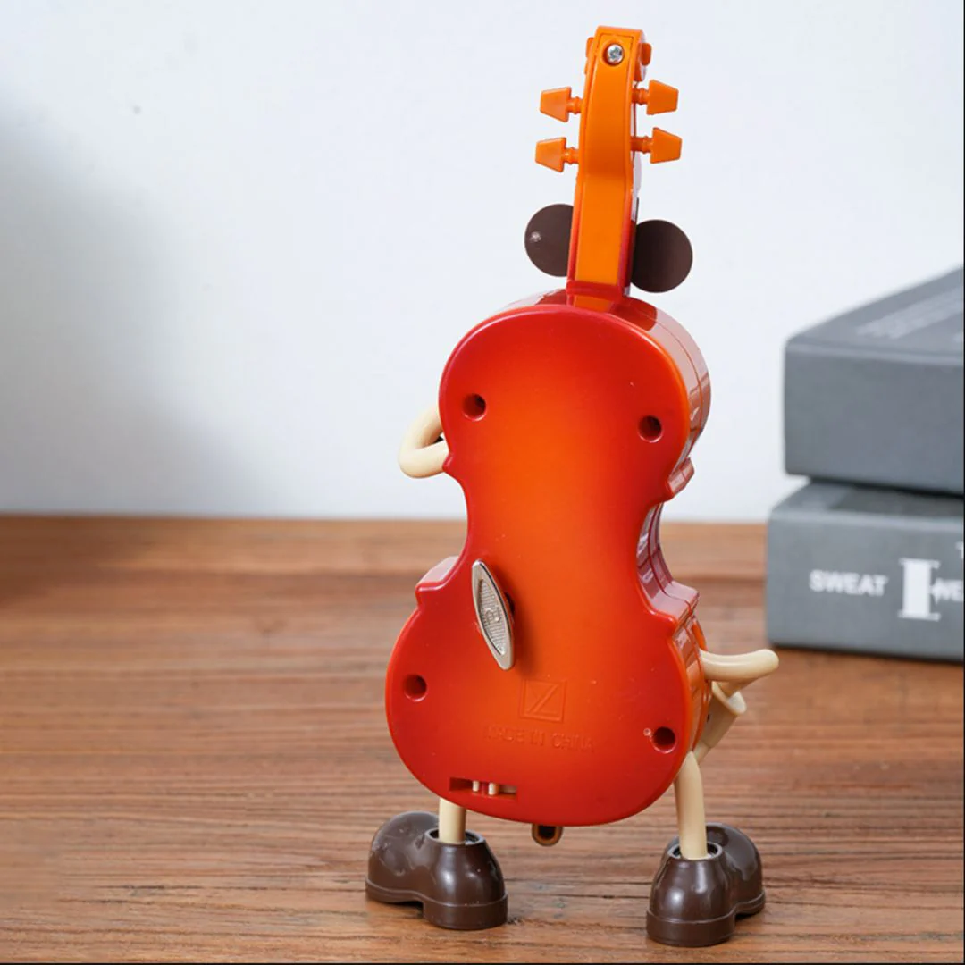 Swinging Cello Music Box – Wind-Up Violin Figurine - Image 4