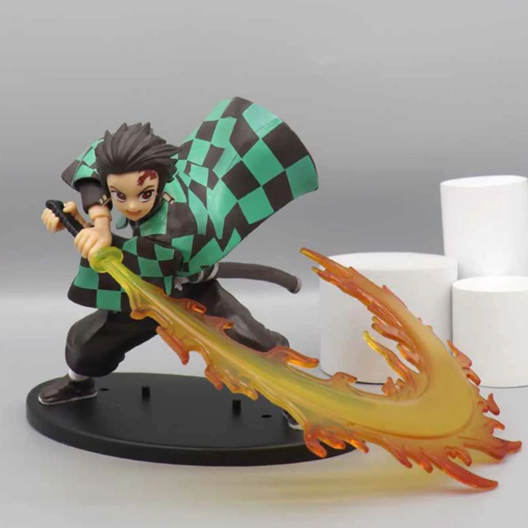 Demon Slayer Tanjiro Attack Action Figure | Unique PVC Material Anime Collectible
