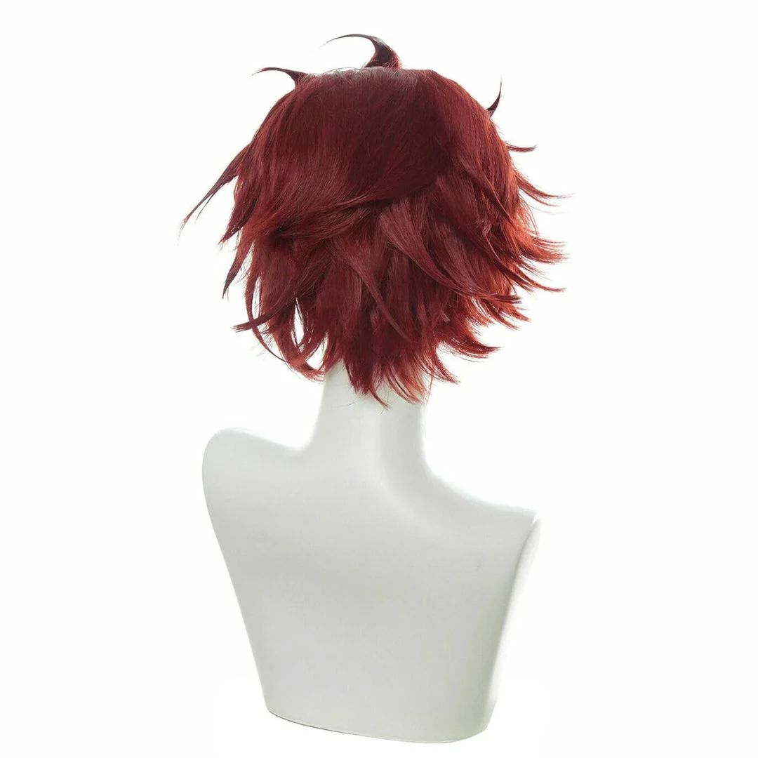 Tanjiro Cosplay Wig - Demon Slayer | Kimetsu No Yaiba Accessory - Image 2