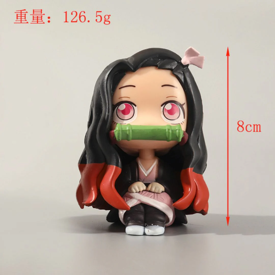 Tiny Tanjiro Nezuko Figurine Set | Handheld Demon Slayer Figurines - Image 4