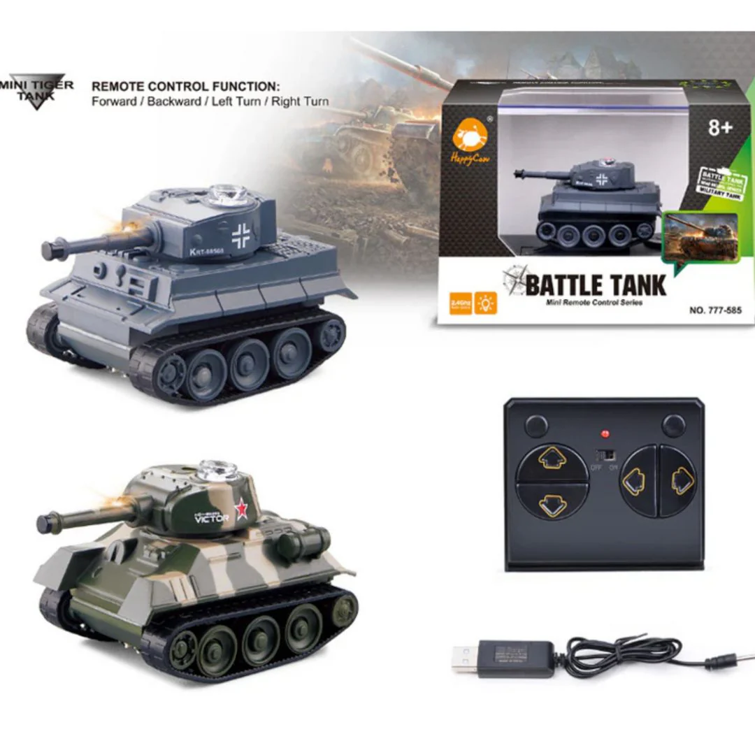 Mini Battle Tank Remote Control Toy - Image 4
