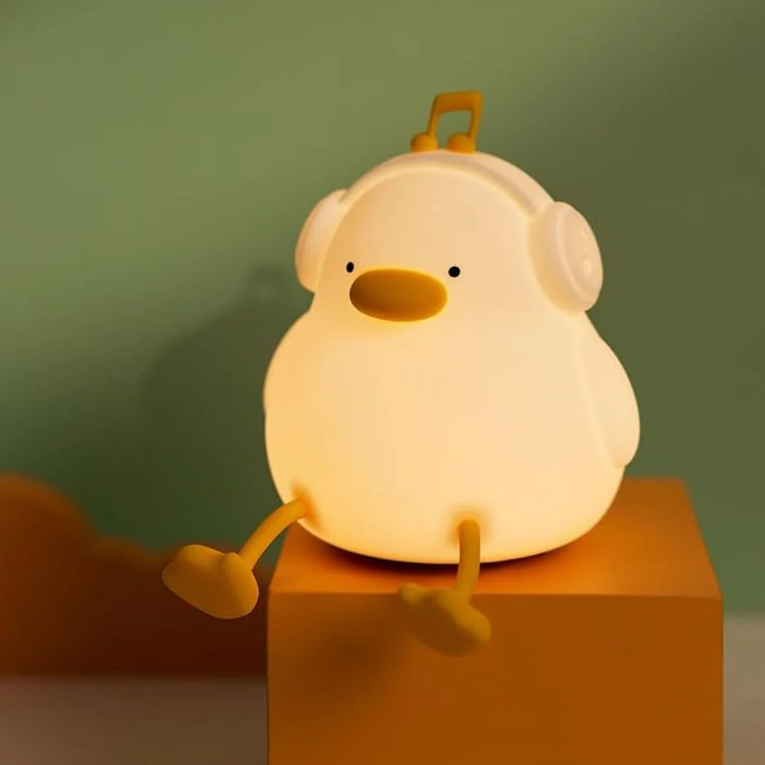 Tap-a-Duck: Soft Silicone Touch Lamps for Kids n Adults