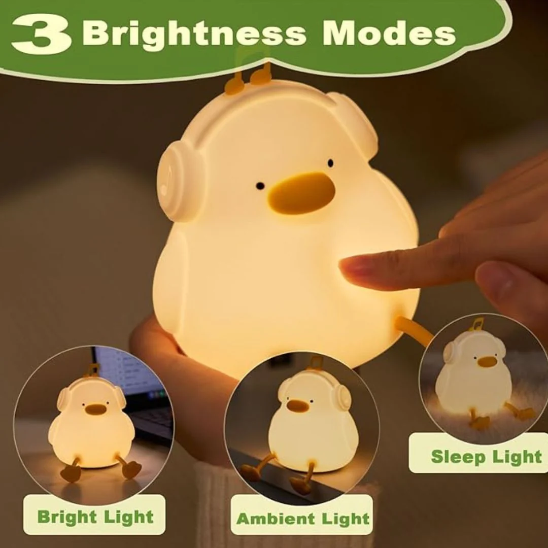 Tap-a-Duck: Soft Silicone Touch Lamps for Kids n Adults - Image 5
