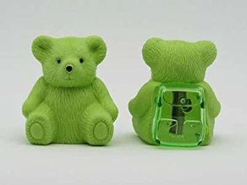 Off to School - Teddy Bear Eraser and Sharpener - Set of 2 - return gifts idea - Image 5
