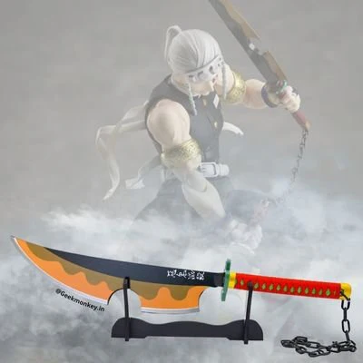 Tengen Uzui Katana Replica [Demon Slayer: Kimetsu no Yaiba] - Set of 2 - Image 6
