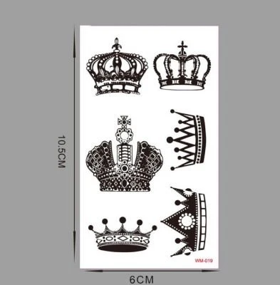 The Crowns we Carry - King &amp; Queen - Temporary Tattoo - Image 4