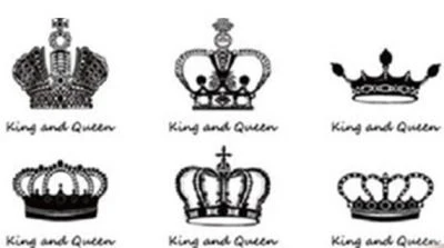The Crowns we Carry - King &amp; Queen - Temporary Tattoo - Image 5