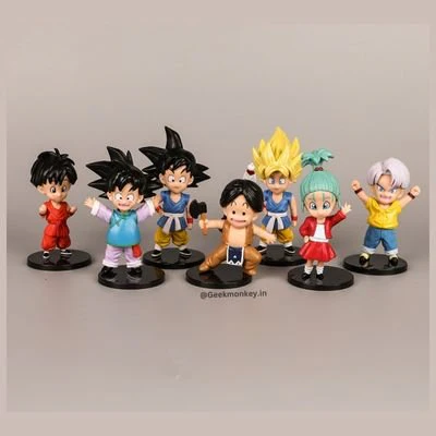Tiny DragonBallZ Figurine (Set of 7) | Anime Gifts
