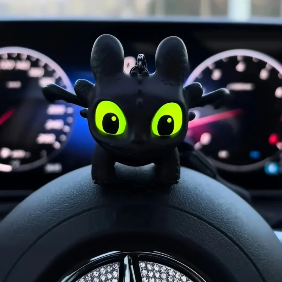 Tiny Toothless Dragon Keychain – Cute Fantasy Mini Collectible - Image 3