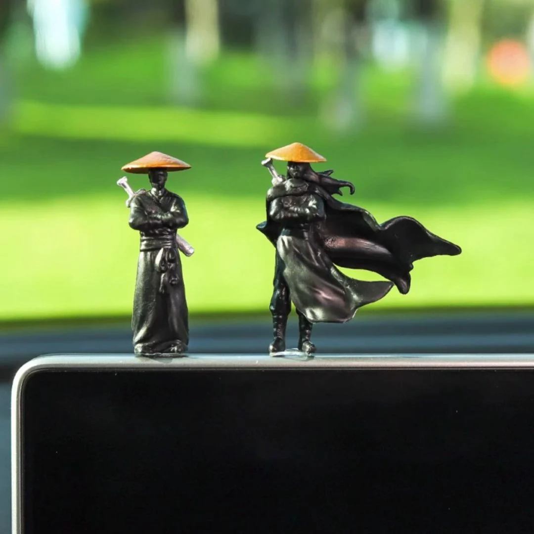 Tiny Warrior Car Decor | Mini Figurines for a Touch of Elegance - Image 2