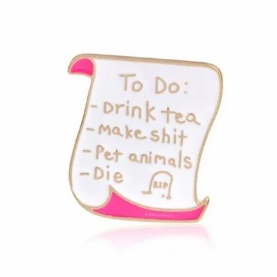 To-Do List - Metal Brooch - Image 4