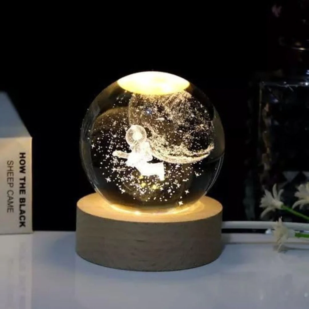 To The Moon Crystal Lamp | Gift a Moon 3D Lamp - Image 2