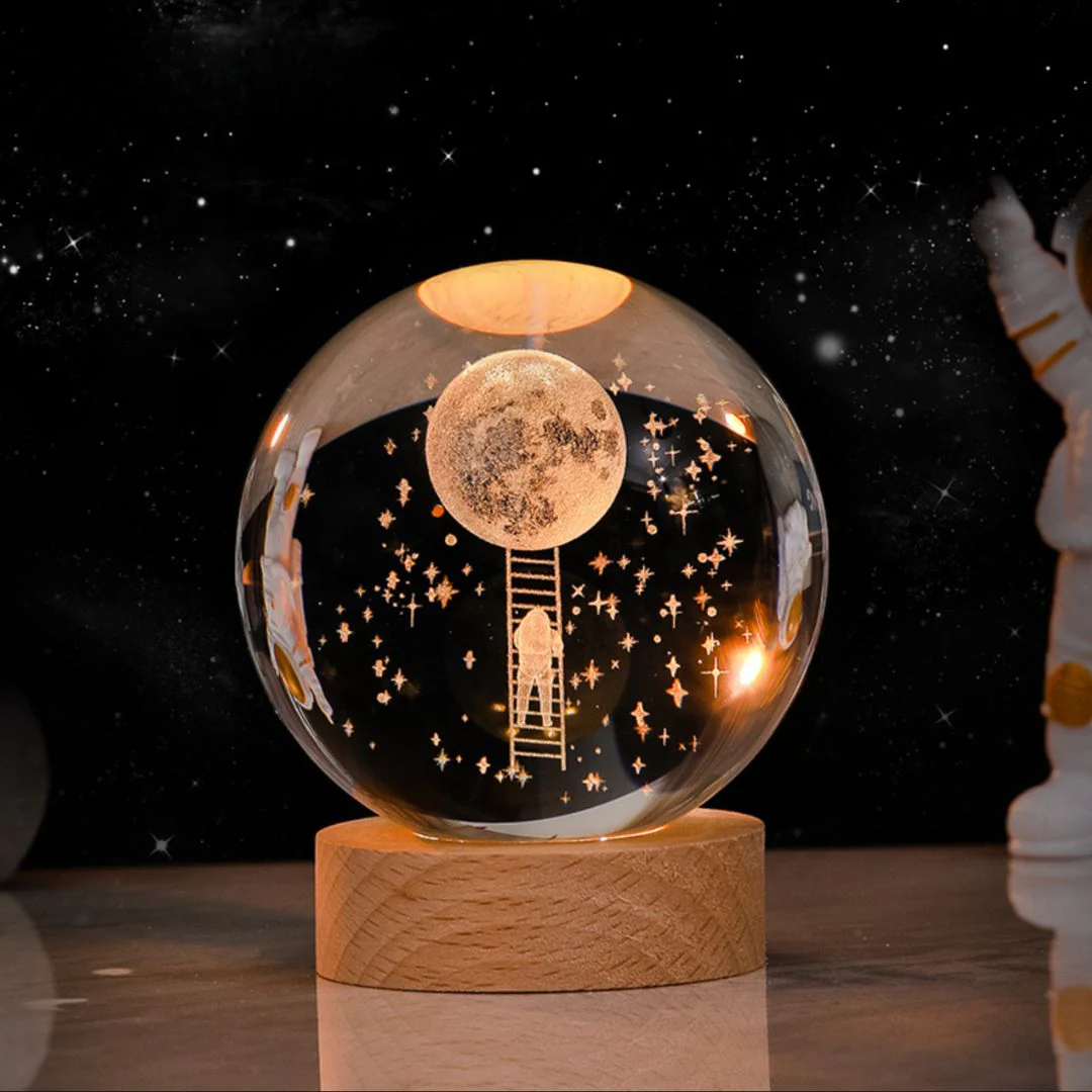 To The Moon Crystal Lamp | Gift a Moon 3D Lamp - Image 4