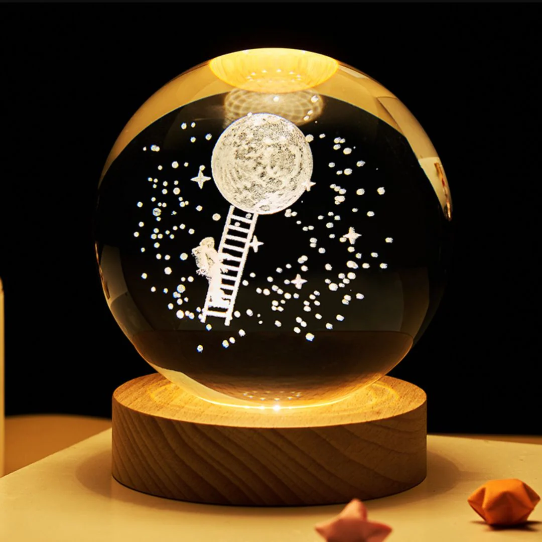 To The Moon Crystal Lamp | Gift a Moon 3D Lamp - Image 5
