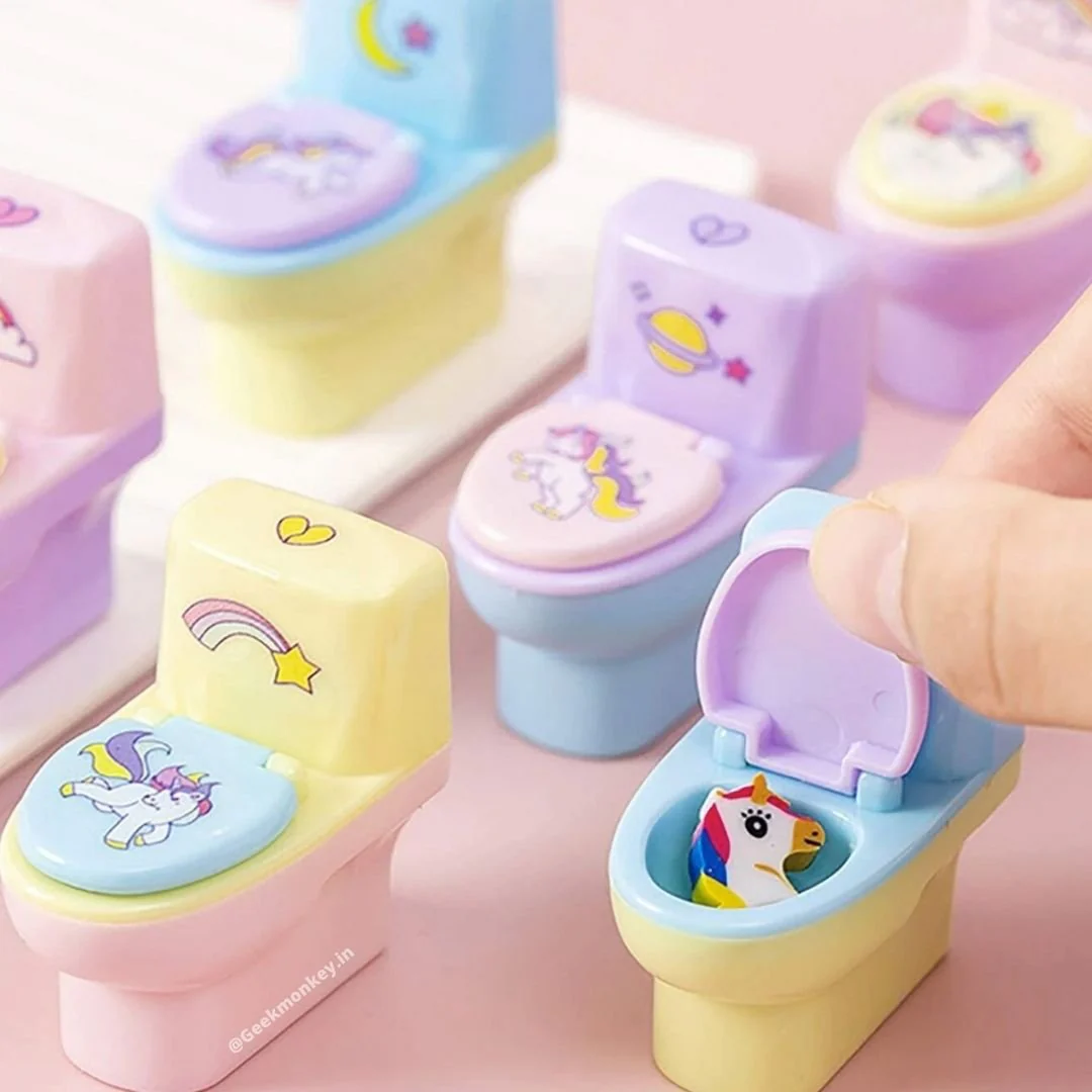 Toilet Shaped Sharpener (set of 5)
