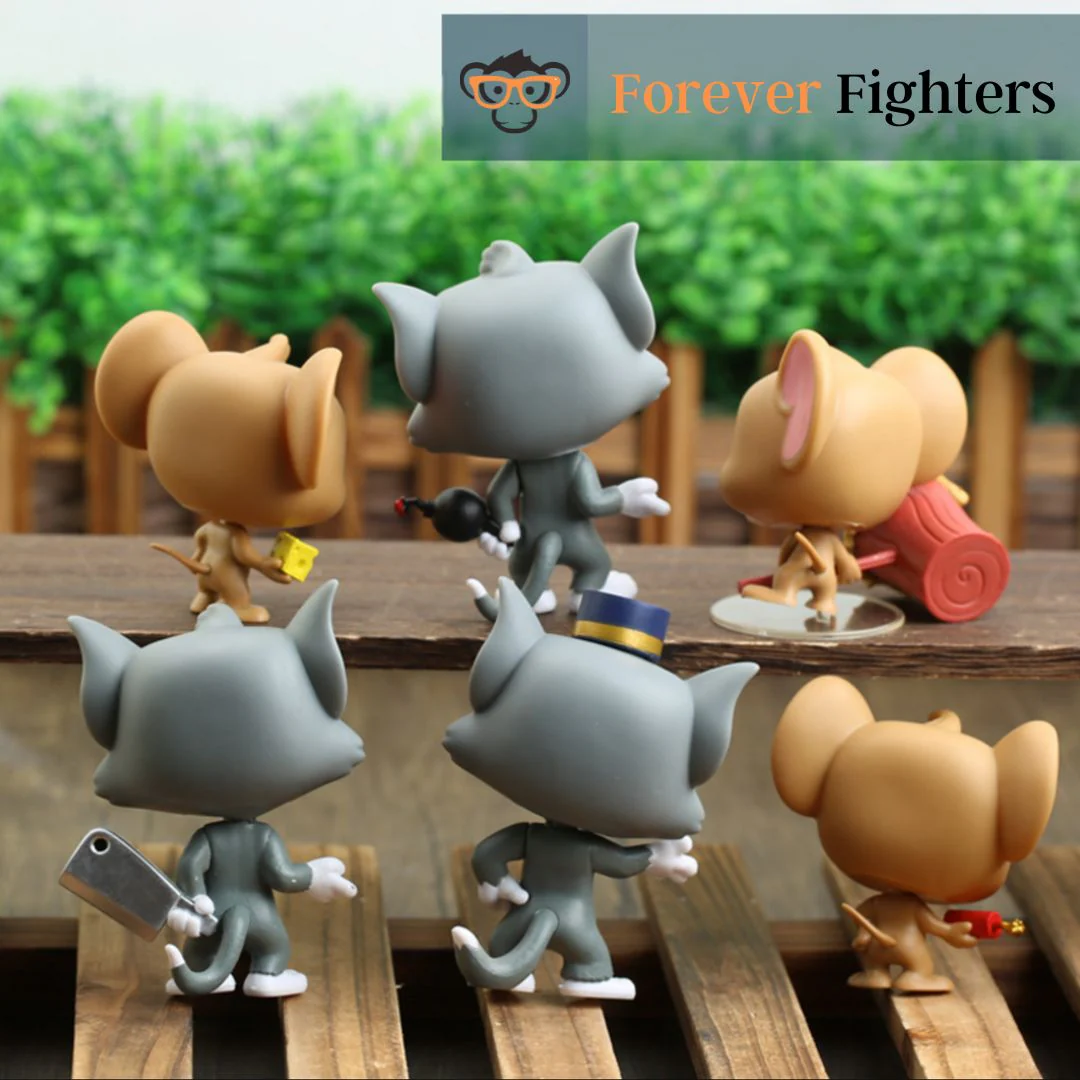 Tom & Jerry Figurine Set - The Unbeatable Duo | Forever Fighters Collectible Figurines - Image 3