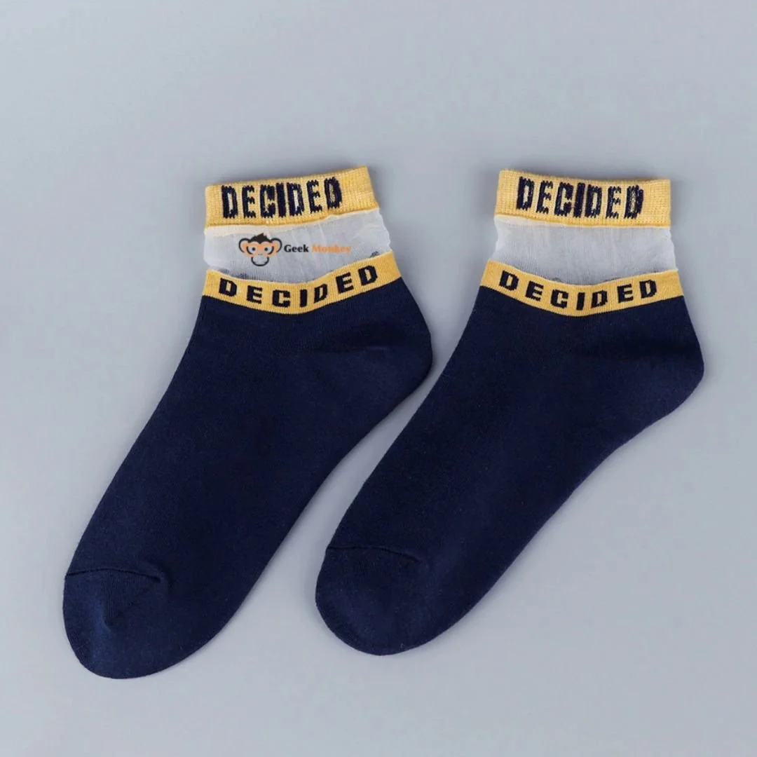 Transparent Band Socks Breathable - "Decided" - Image 3