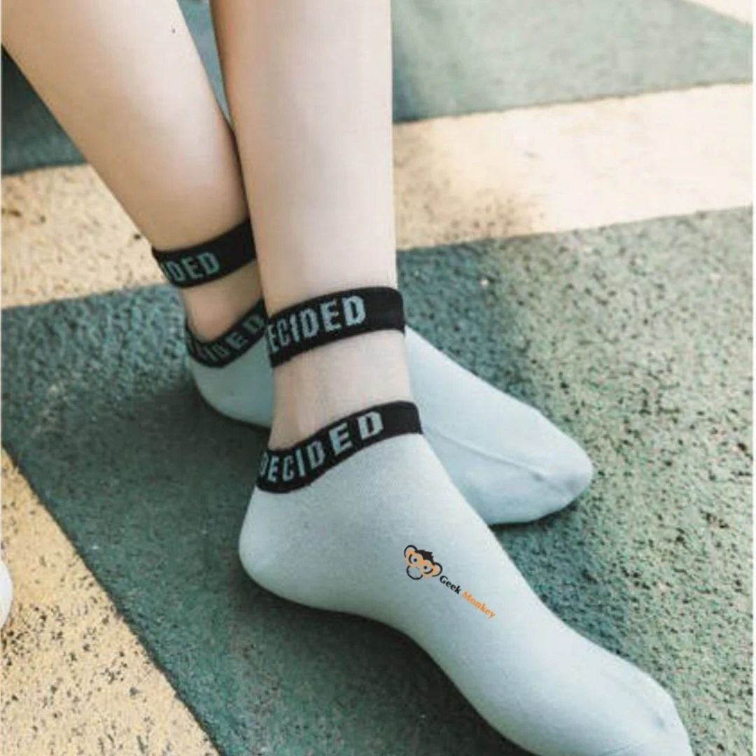 Transparent Band Socks Breathable - "Decided" - Image 5