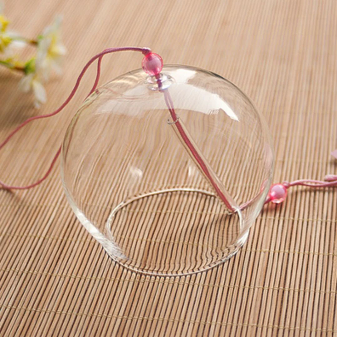 Transparent Glass Blessing Bell | Transparent Wind Chime - Image 3