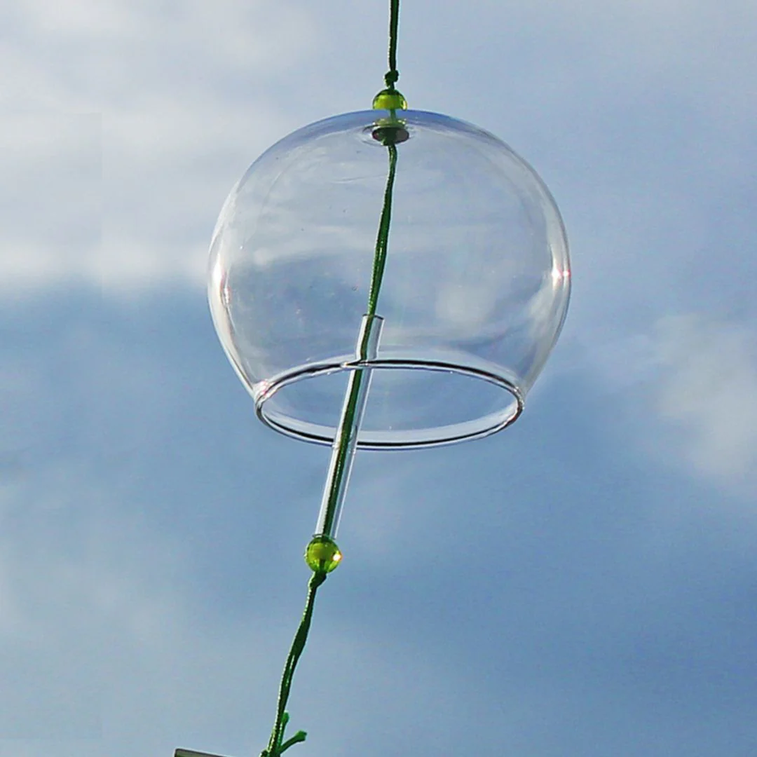 Transparent Glass Blessing Bell | Transparent Wind Chime - Image 5