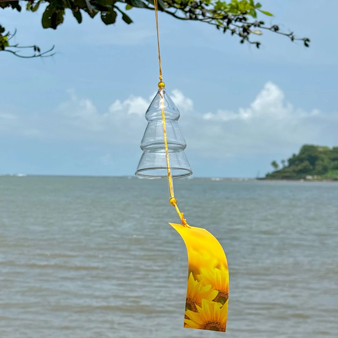 Tree Transparent Glass Blessing Bell - Image 5