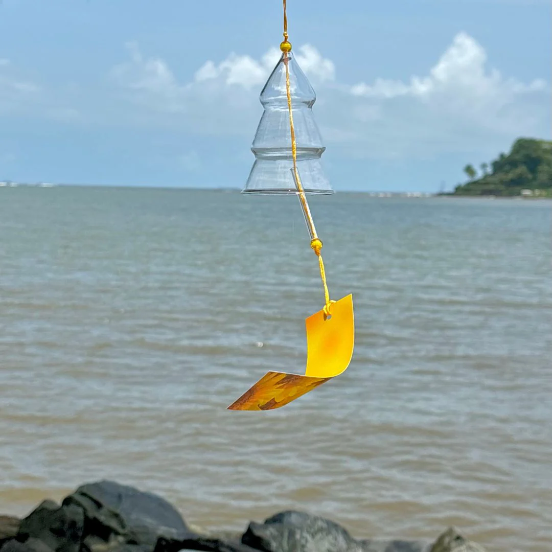 Tree Transparent Glass Blessing Bell - Image 7