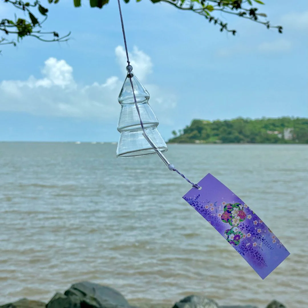 Tree Transparent Glass Blessing Bell - Image 8