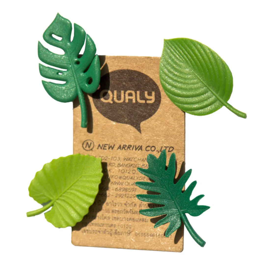 Tropical Leaves Fridge Magnets | Cute Fridge Magnets [ Set of 8 ]