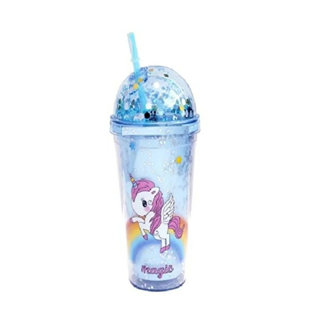 Unicorn Confetti Sipper (with straw) - Image 3